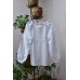 Embroidered blouse "White Desire"